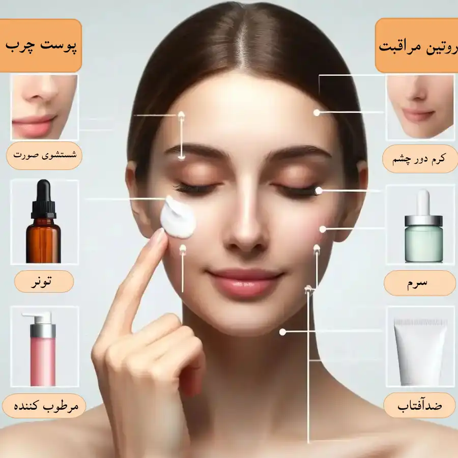روتین پوست چرب و مستعد آکنه؛ راهنمای علمی مراقبت روزانه و انتخاب محصولات