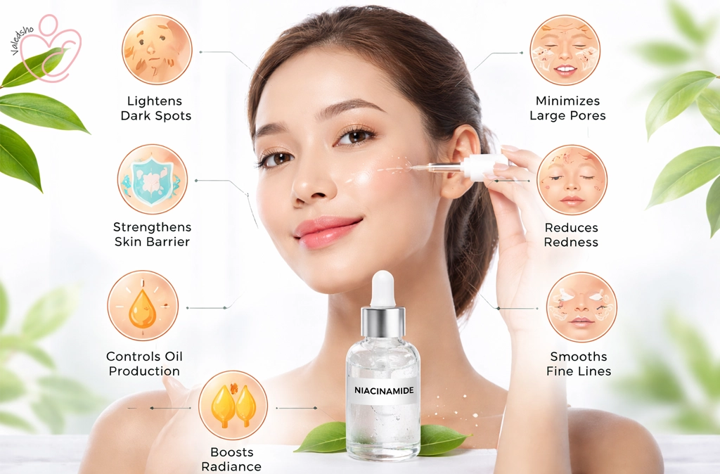 نیاسینامید چیست؟ فواید، عوارض و روش صحیح استفاده برای انواع پوست
